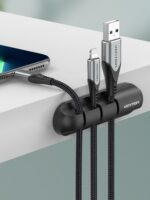 Vention 7 Ports Desktop Cable Manager Black - imagine 4