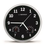 Esperanza EHC016K Mechanical wall clock Round Black