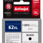 Activejet AH-62BRX ink (replacement for HP 62XL C2P05AE; Premium; 20 ml; black)
