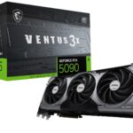 MSI VENTUS GEFORCE RTX 5090 32G 3X OC graphics card NVIDIA 32 GB GDDR7