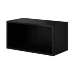 Cama open storage cabinet ROCO RO4 75/37/37 black