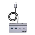 UNITEK ALUMINIUM USB-C HUB 2X USB-A 2X USB-C 5GBPS - imagine 2