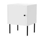 Bedside table 2 pcs PALAZZO BIS 45x39xH59 white matt