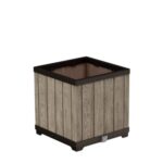 KETER 262635 garden planter ashwood