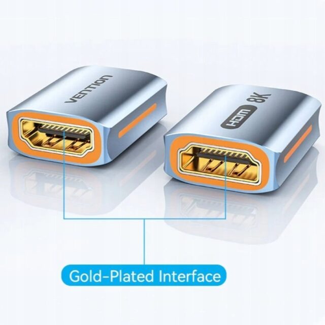 Złączka HDMI-HDMI Vention 8K@60Hz Aluminium - imagine 2