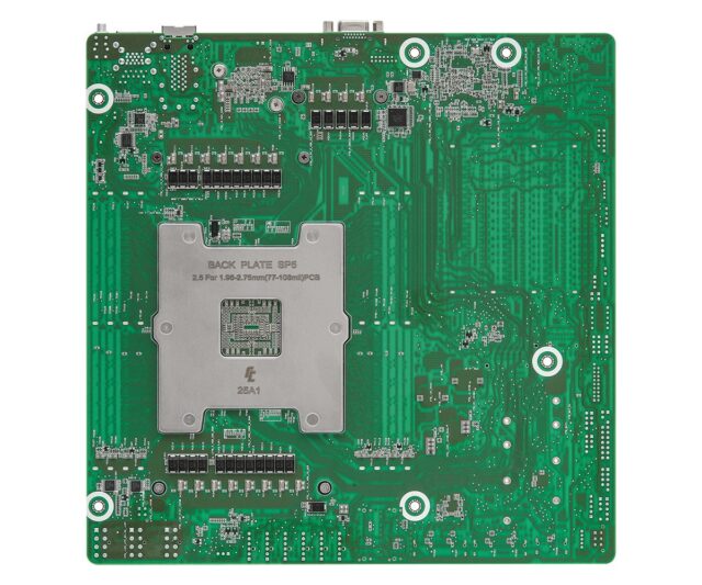 Asrock GENOAD8UD-2T/X550 motherboard Socket SP5 microBTX - imagine 3