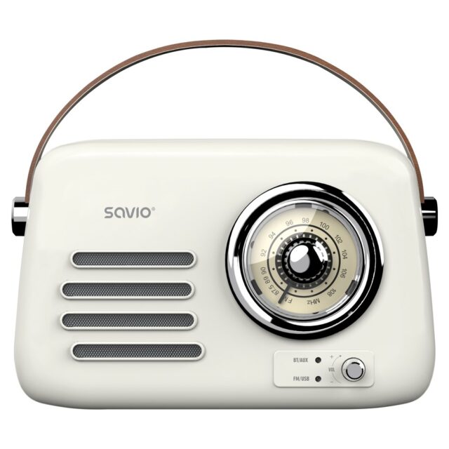 SAVIO RS-02 Portable Radio  white - imagine 3