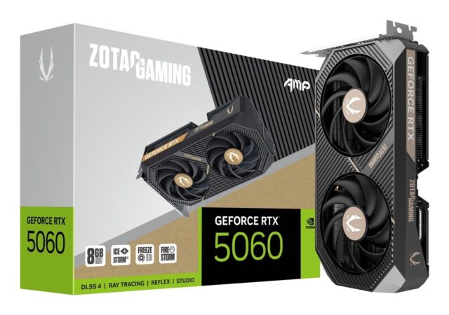 Zotac GAMING GeForce RTX 5060 AMP NVIDIA 8 GB GDDR7 - imagine 8