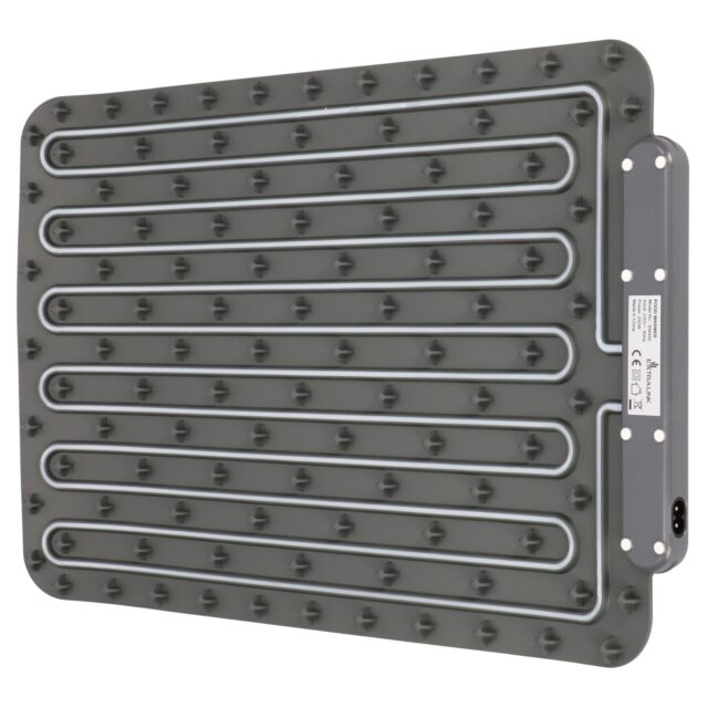 EXTRALINK ELEKTRYCZNA MATA GRZEWCZA SZARA 47X32 CM 250W - imagine 3