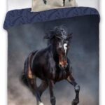 HORSES TORNADO youth bedding 140x200cm + pillow 70x90cm
