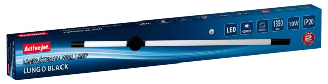 Activejet LED wall lamp AJE-LUNGO Black - imagine 8