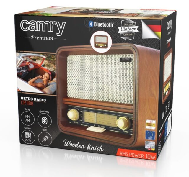 Retro Radio Camry CR 1188 - imagine 7
