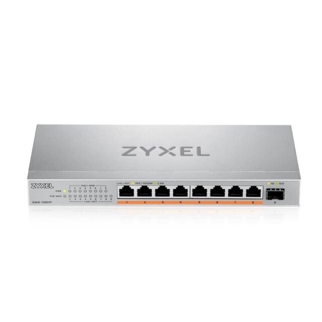 Zyxel XMG-108HP Unmanaged 2.5G Ethernet (100/1000/2500) Power over Ethernet (PoE) - imagine 3