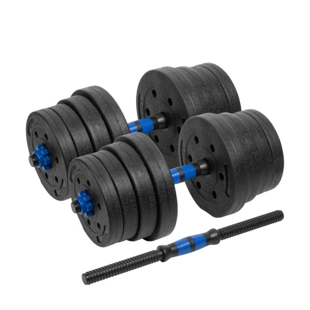 REBEL ACTIVE Hantle bitumiczne regulowane z łącznikiem 2x15 kg - imagine 3