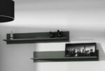 Cama set of two shelves 125cm SOHO black matte - imagine 8