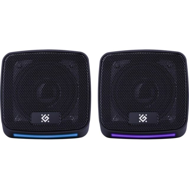 PC Speakers 2.0 DEFENDER J3 2.0 6W LED USB black - imagine 6