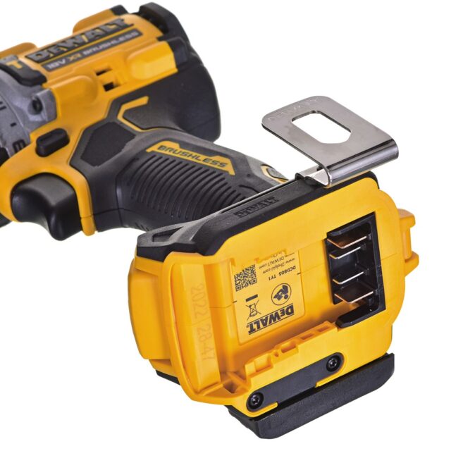 DRILL/DRIVER DEWALT DCD805P2T 18V 2X5 0AH BL TSTAK - imagine 4