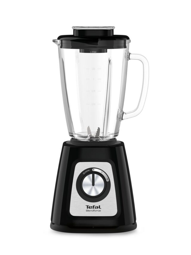 Tefal BlendForce II BL4358 blender 1.25 L Tabletop blender 800 W Black  Brushed steel - imagine 5