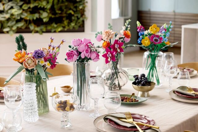 LEGO BOTANICALS 10374 Bouquet of Pink Roses - imagine 15