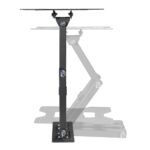 Maclean MC-700N TV Monitor Wall Mount Universal max VESA 200x20 23 -43  30kg Black Extendable Tilting for Small TVs - imagine 4