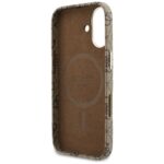 Case Guess 4G Script MagSafe for iPhone   17 brown - imagine 7