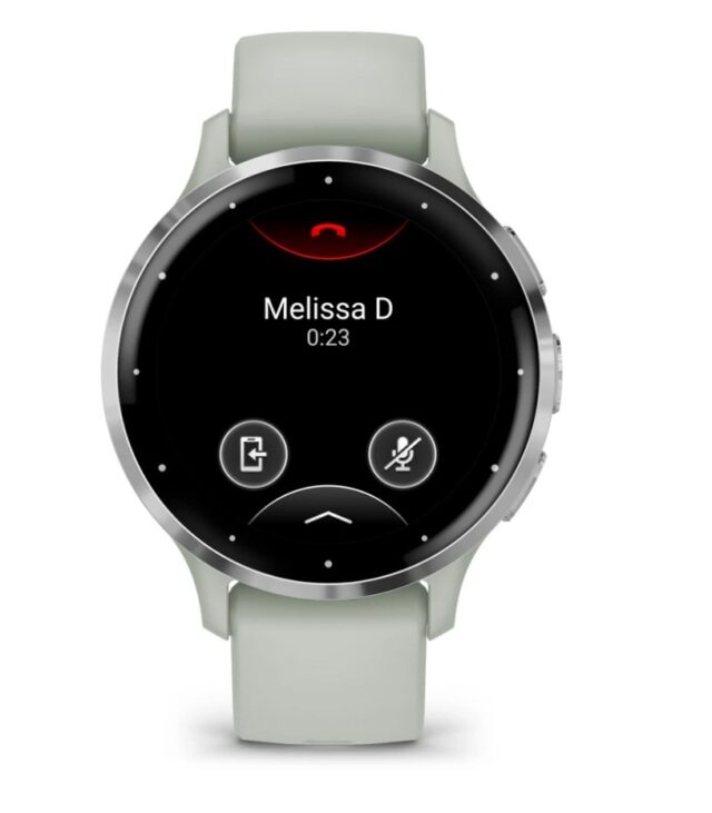 Garmin Venu 3S 3.05 cm (1.2 ) AMOLED 41 mm Digital 390 x 390 pixels Touchscreen Grey  Silver Wi-Fi GPS (satellite) - imagine 2