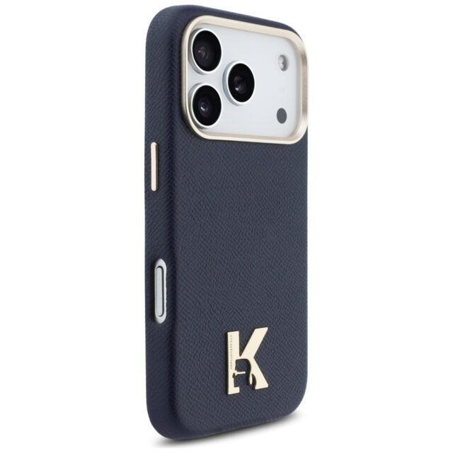 Case Karl Lagerfeld Karl Head Logo       MagSafe for iPhone 17 Pro blue - imagine 4