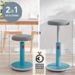 Leitz Ergo Cosy Active Sit Stand Stool 2 in1 - imagine 2