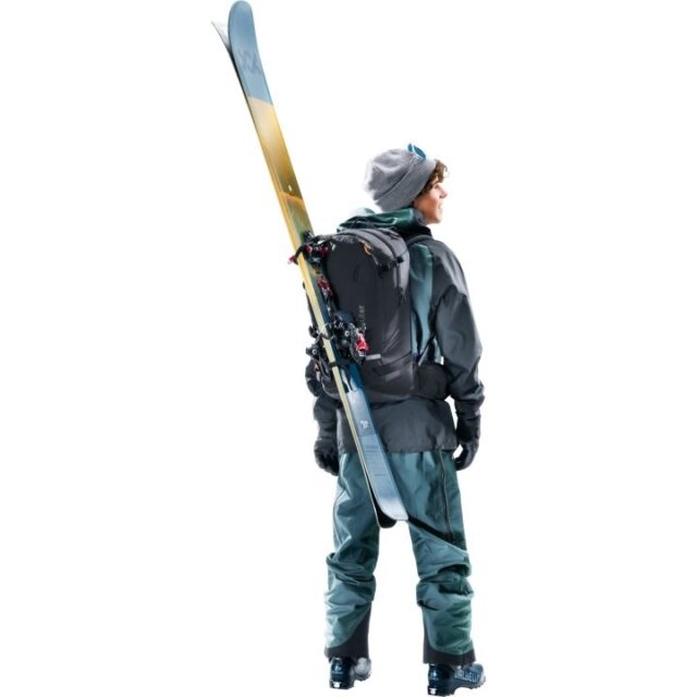 Ski touring backpack Deuter Freerider 30 L Black - imagine 3