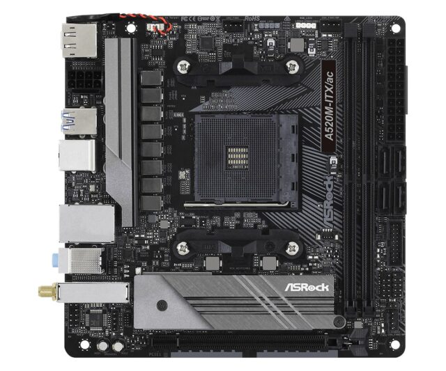 Asrock A520M-ITX/ac Socket AM4 micro ATX - imagine 2