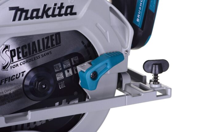 Makita DHS680Z portable circular saw turquoise 5000 RPM 18 V - imagine 4