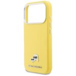 Case Karl Lagerfeld Karl & Choupette     Head Pins Saffiano MagSafe for iPhone 17 Pro Max yellow - imagine 6