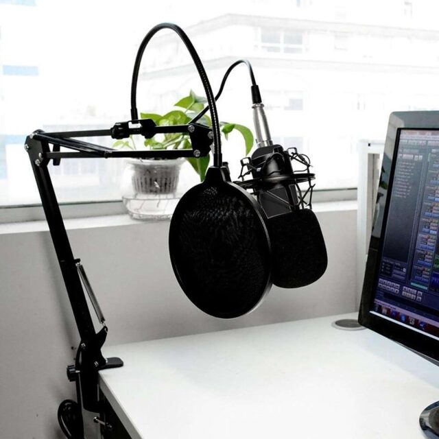 Microphone with accessories kit STUDIO AND STREAMING MICROPHONE MT397K - imagine 12