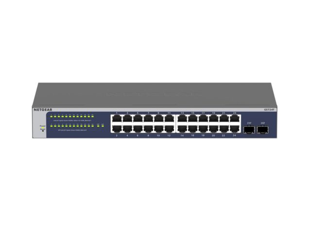 NETGEAR GS724Tv6 Managed Gigabit Switch (GS724T-600EUS) 26P - imagine 2