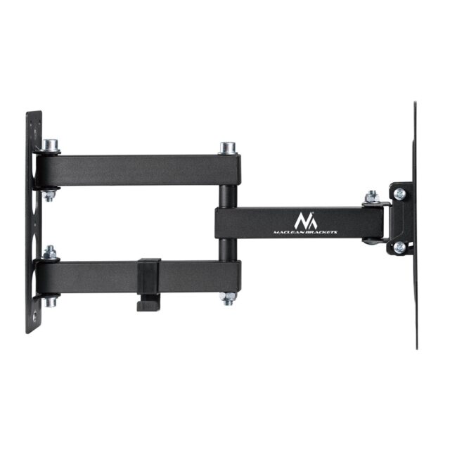 Maclean MC-700N TV Monitor Wall Mount Universal max VESA 200x20 23 -43  30kg Black Extendable Tilting for Small TVs - imagine 10