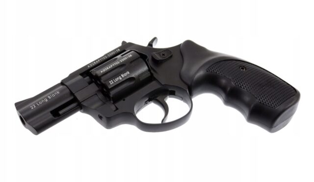 ZORAKI R1-K6L BAS alarm signal blank-firing revolver  2.5  barrel  .22 Long Blank caliber  black (R1256BMP-BAS) - imagine 3