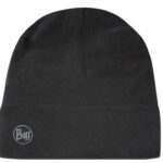 BUFF MERINO MIDWEIGHT BEANIE SOLID BLACK Cap.