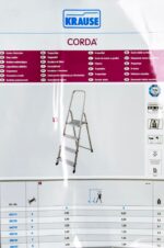 CORDA DOMESTIC ALUMINUM LADDER 4 STEPS 000705 KRAUSE - imagine 8