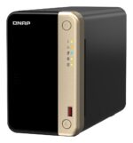 QNAP TS-264 NAS Tower Intel® Celeron® N5095 8 GB 0 TB QNAP QTS Black  Gold - imagine 2