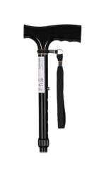 Laska inwalidzka  składana (czarna) - imagine 3