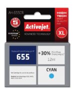 Activejet AH-655CR Ink (replacement for HP 655 CZ110AE; Premium; 12 ml; cyan)