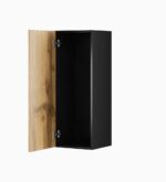 Cama cabinet VIGO  90  full 90/35/32 black/wotan oak - imagine 3