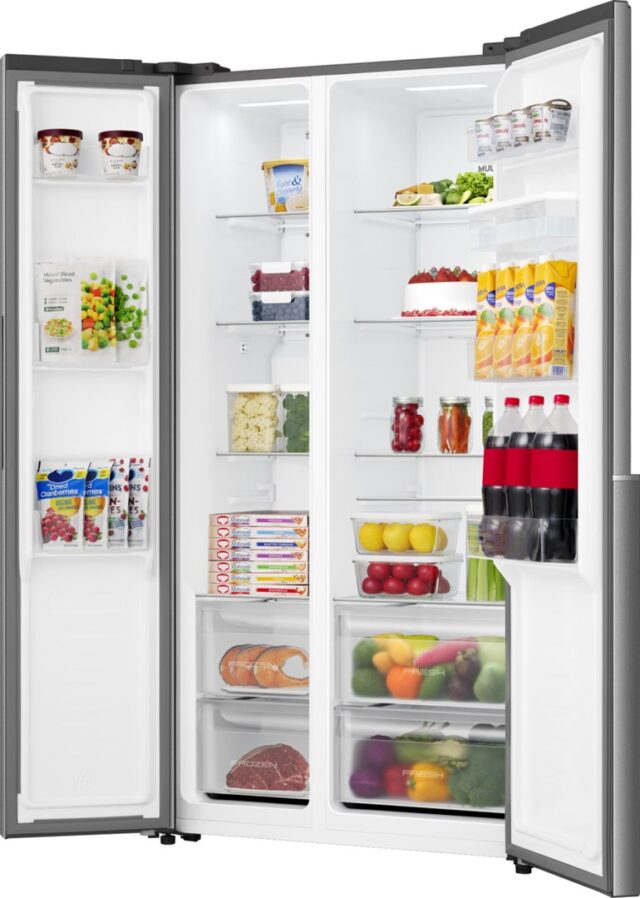 Gorenje NRS917E41XWD side-by-side refrigerator Freestanding 541 L E Stainless steel - imagine 10