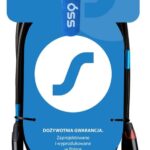 SSQ JSJM1 SS-1452 Cable Jack Stereo - 2x Jack Mono 1 m Black