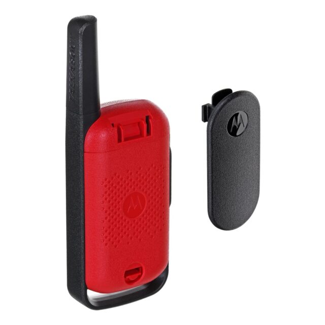 Motorola TALKABOUT T42 two-way radio 16 channels Black Red - imagine 5
