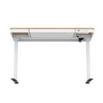 Activejet desk with electric height adjustment 140x70 ET119W-C white/oak - imagine 11