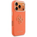 Case Guess FW Resin Logo for iPhone 17    Pro orange - imagine 4
