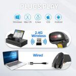 Qoltec 50856 Wireless barcode scanner 1D 2D | 2.4GHz - imagine 10