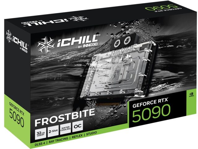 Inno3D iChill GeForce RTX 5090 FROSTBITE NVIDIA 32 GB GDDR7 - imagine 2
