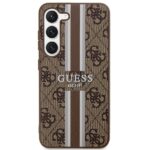 Guess GUHCS23MP4RPSW S23+ S916 brown hardcase 4G Printed Stripe - imagine 3